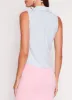 Gauze Knit Sleeveless Button Front Shirt sold by Rainbow