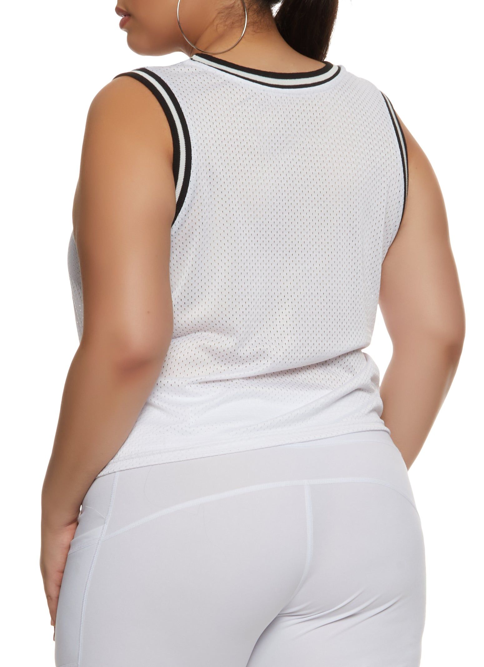 Plus Size Studded New York 95 Basketball Jersey sold by Rainbow product image thumbnail 2