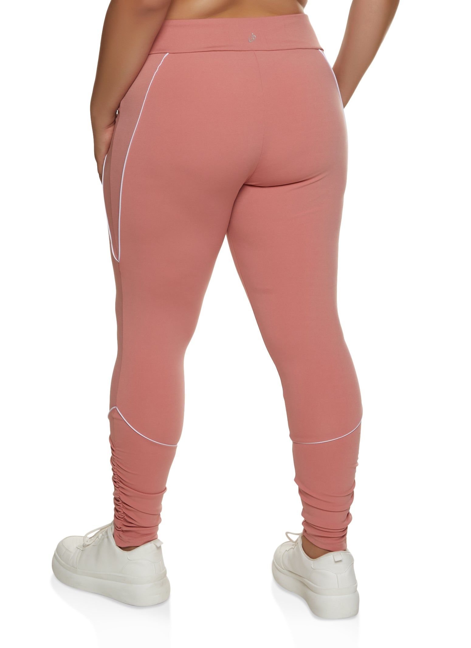 Plus Size Contrast Piping Leggings sold by Rainbow product image thumbnail 2