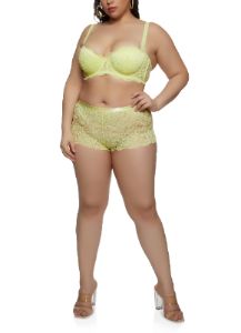 Plus Size Scalloped Lace Balconette Bra | Convertible to Strapless sold by Rainbow
