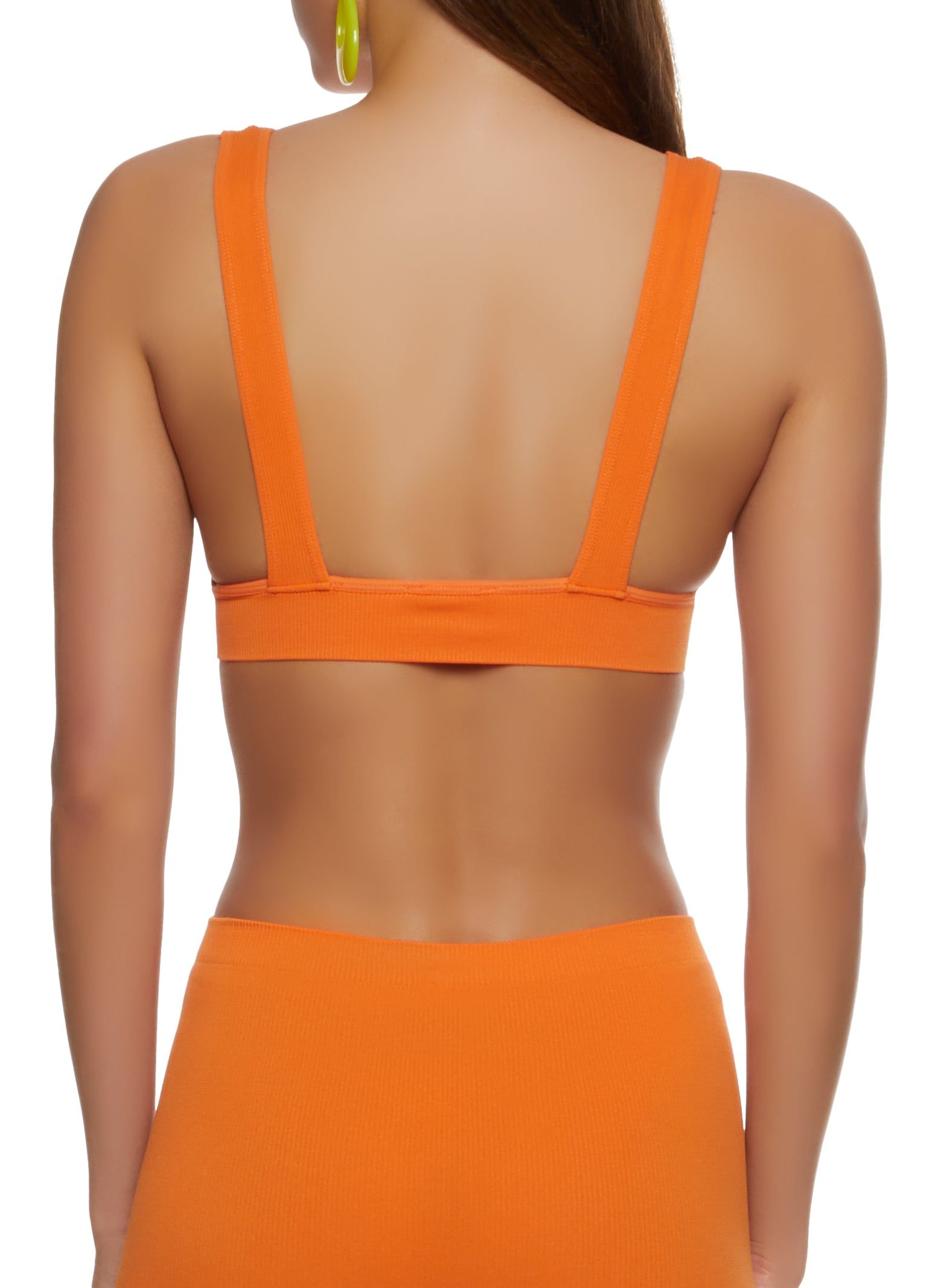 Rib Knit Seamless Sports Bra sold by Rainbow product image thumbnail 3