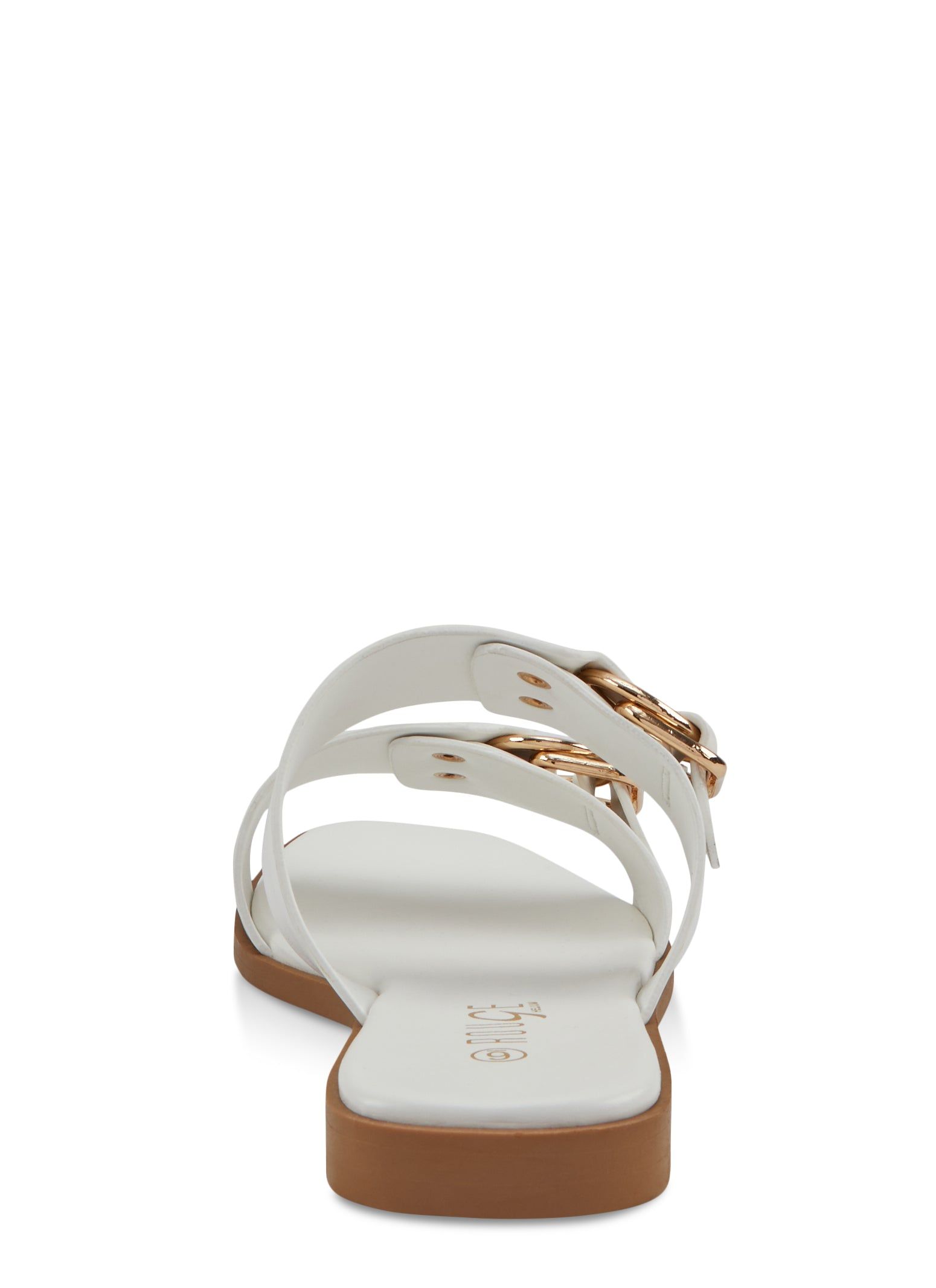 Double Buckle Band Slide Sandals sold by Rainbow product image thumbnail 3