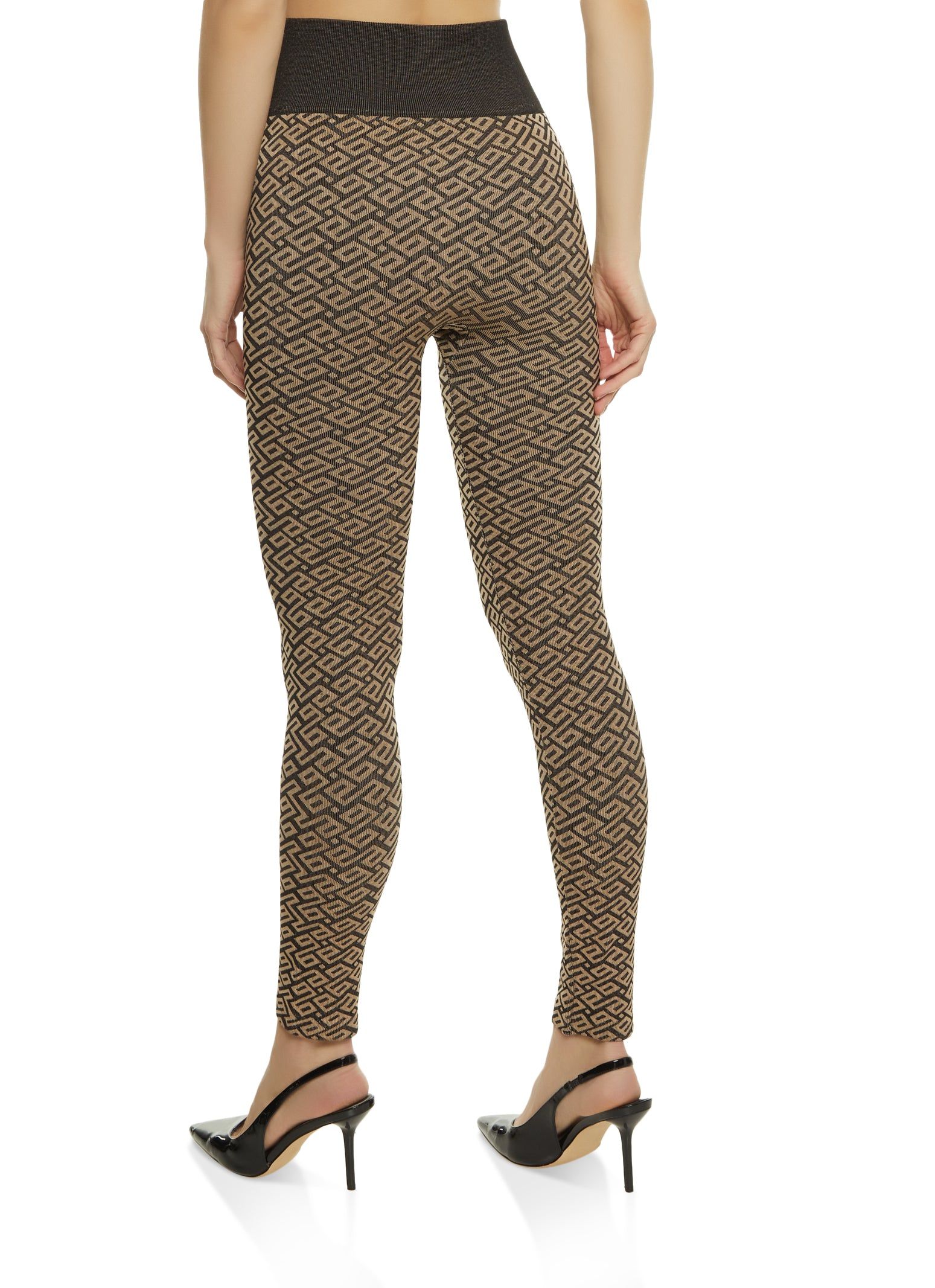 Geometric Print Seamless Leggings sold by Rainbow product image thumbnail 2