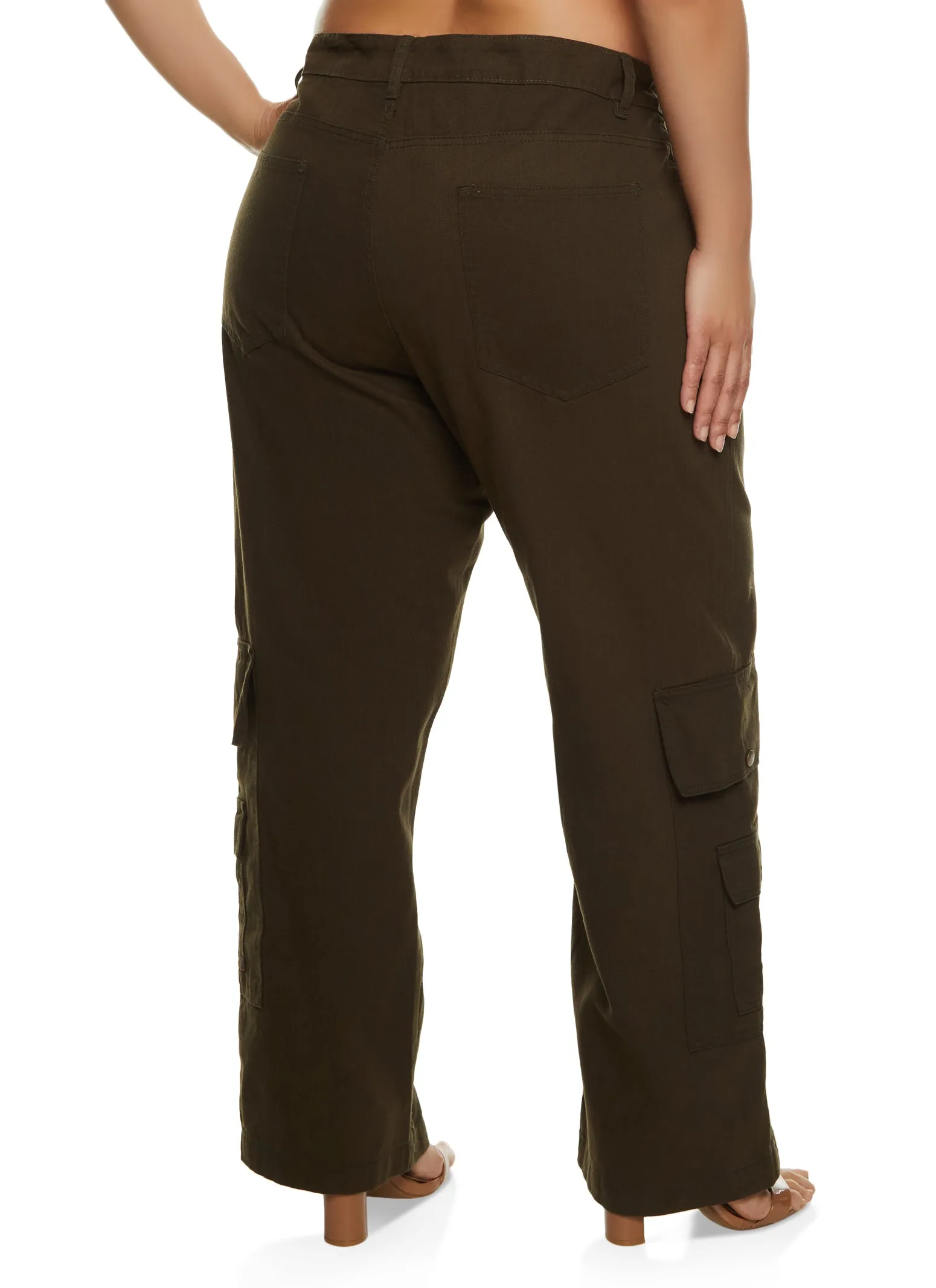 Plus Size Poplin Cargo Pants sold by Rainbow product image thumbnail 3