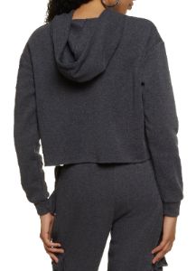 Solid Raw Hem Pullover Hoodie sold by Rainbow