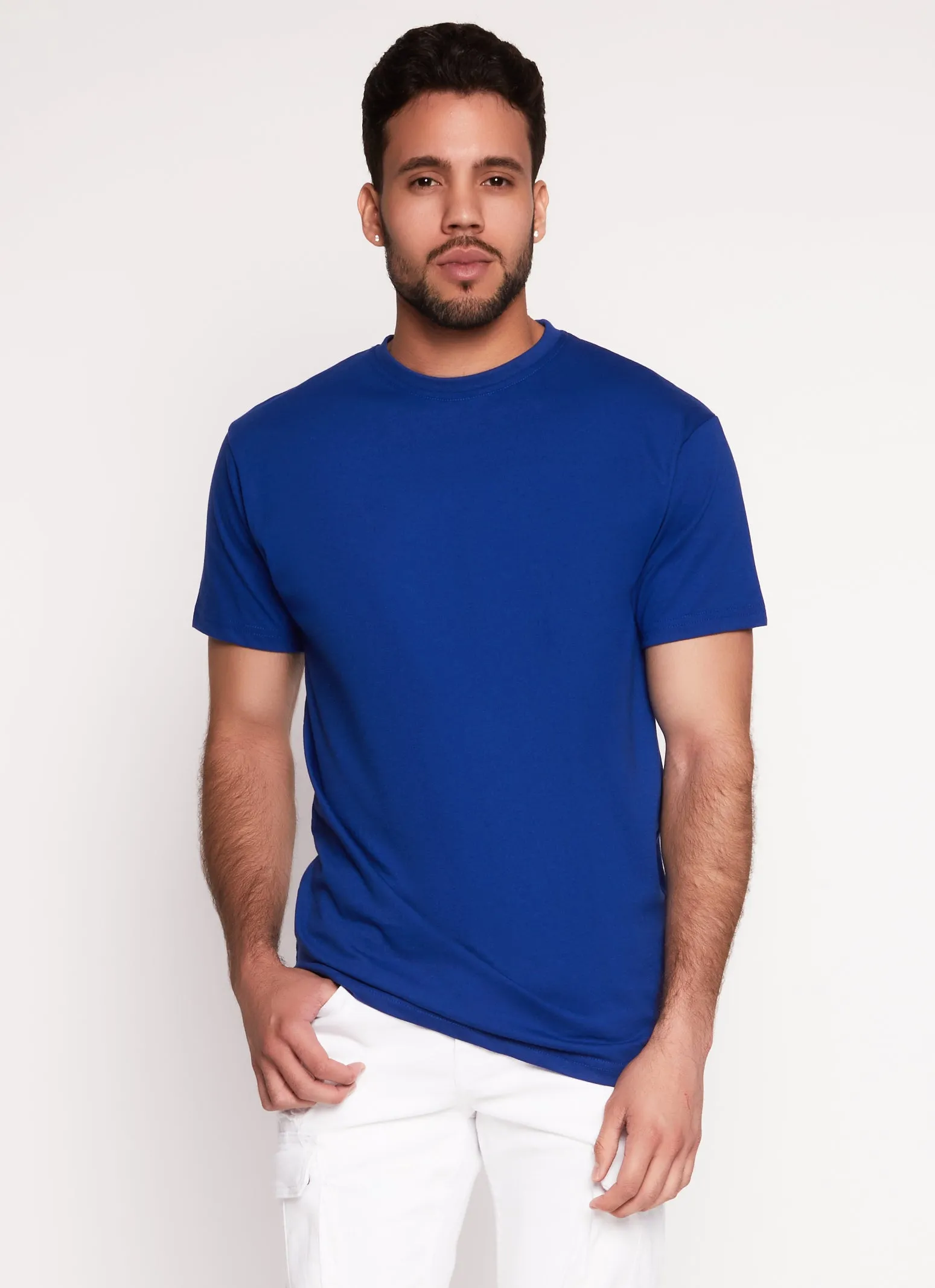 Mens Basic Crew Neck T Shirt sold by Rainbow