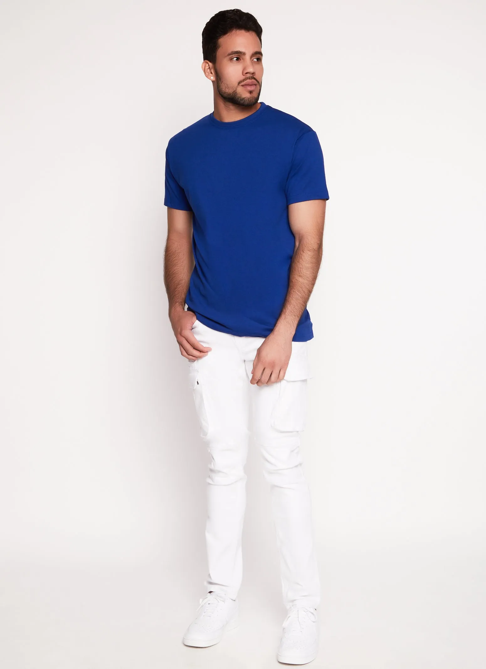 Mens Basic Crew Neck T Shirt sold by Rainbow product image thumbnail 2