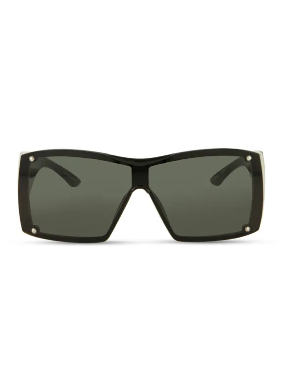 Gradient Lens Shield Sunglasses sold by Rainbow