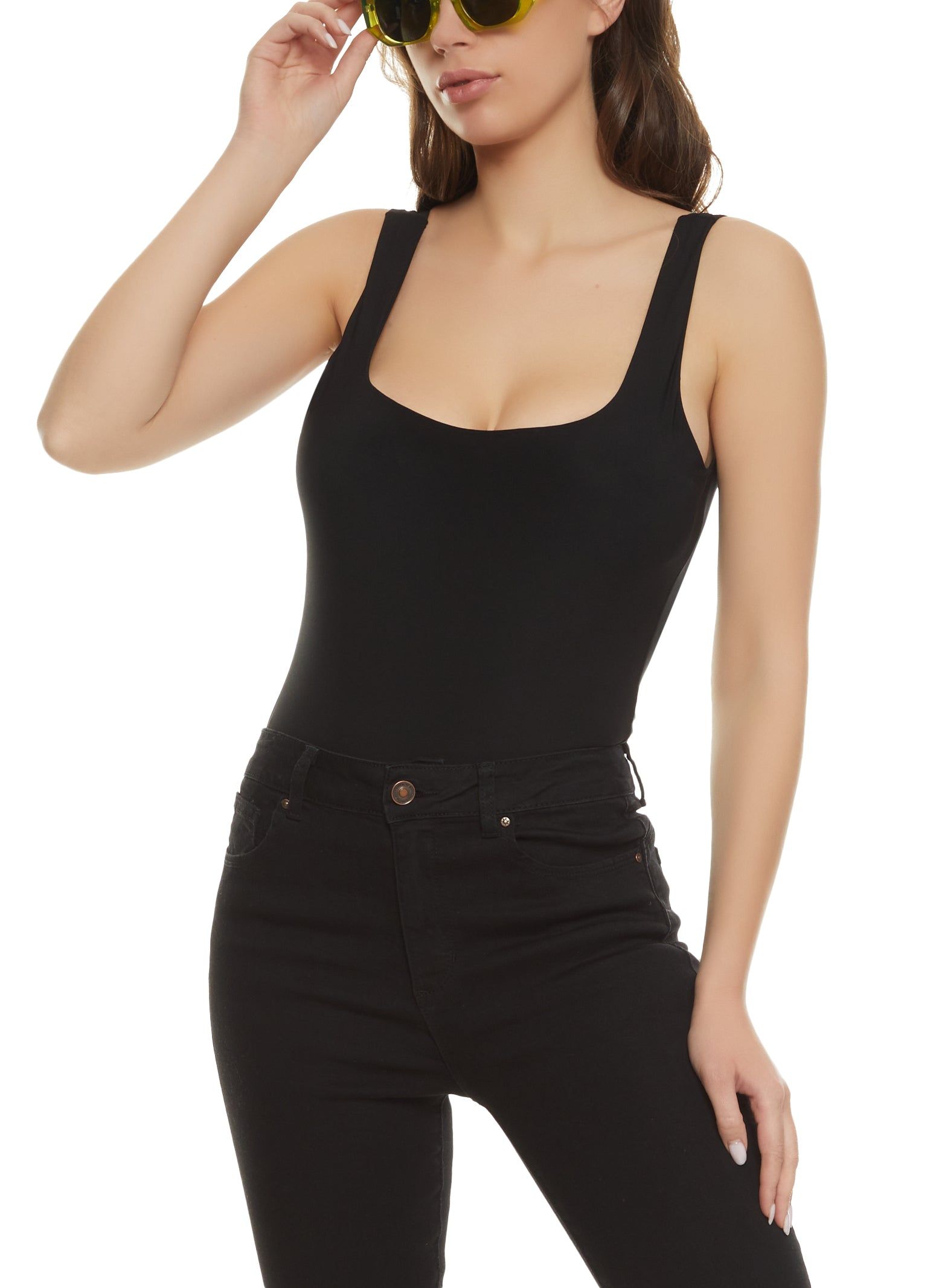 Haute Monde Square Neck Backless Bodysuit sold by Rainbow product image thumbnail 2
