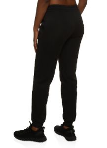 Fleece High Waist Drawstring Joggers sold by Rainbow