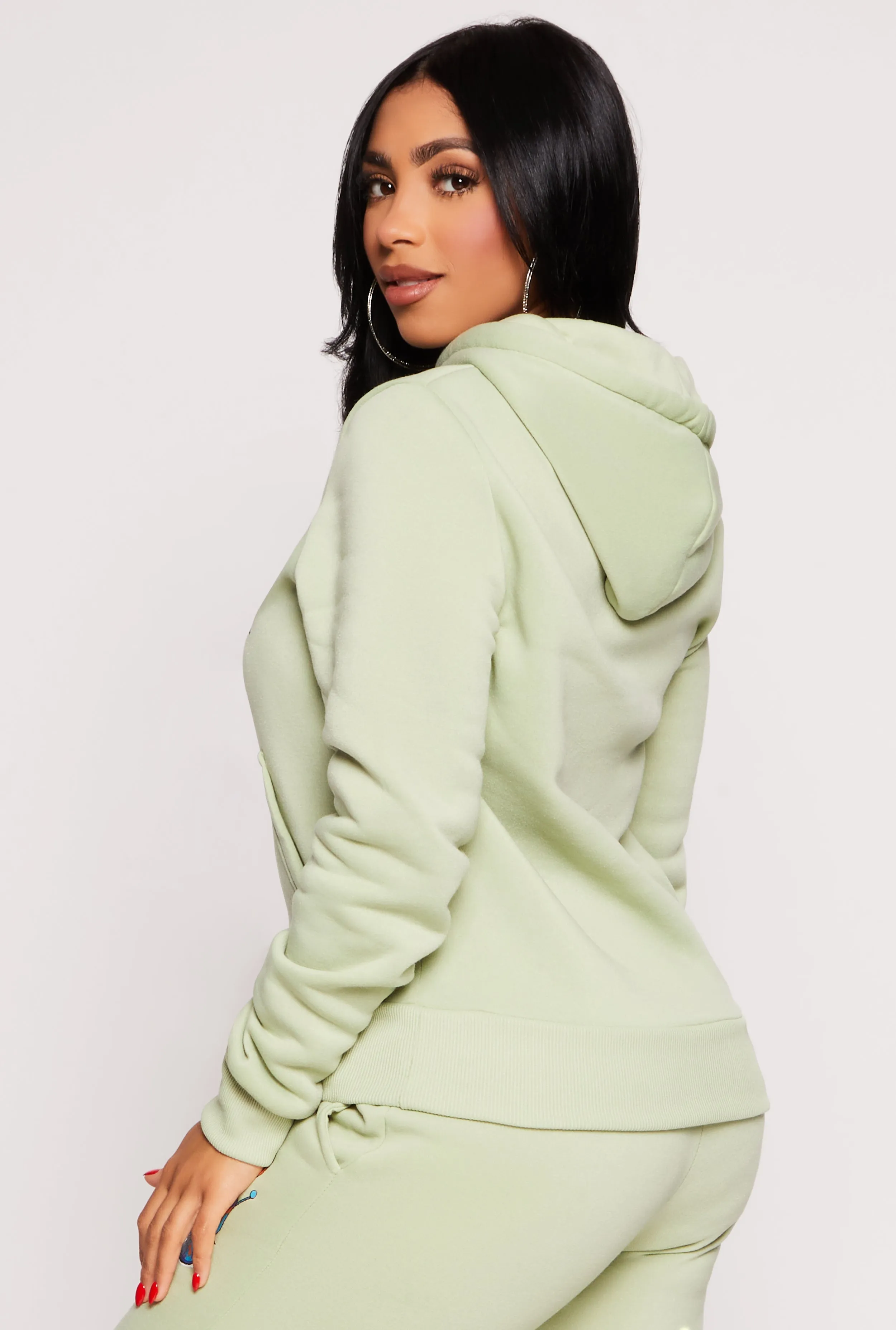 Fleece Bear Graphic Pullover Hoodie sold by Rainbow product image thumbnail 3