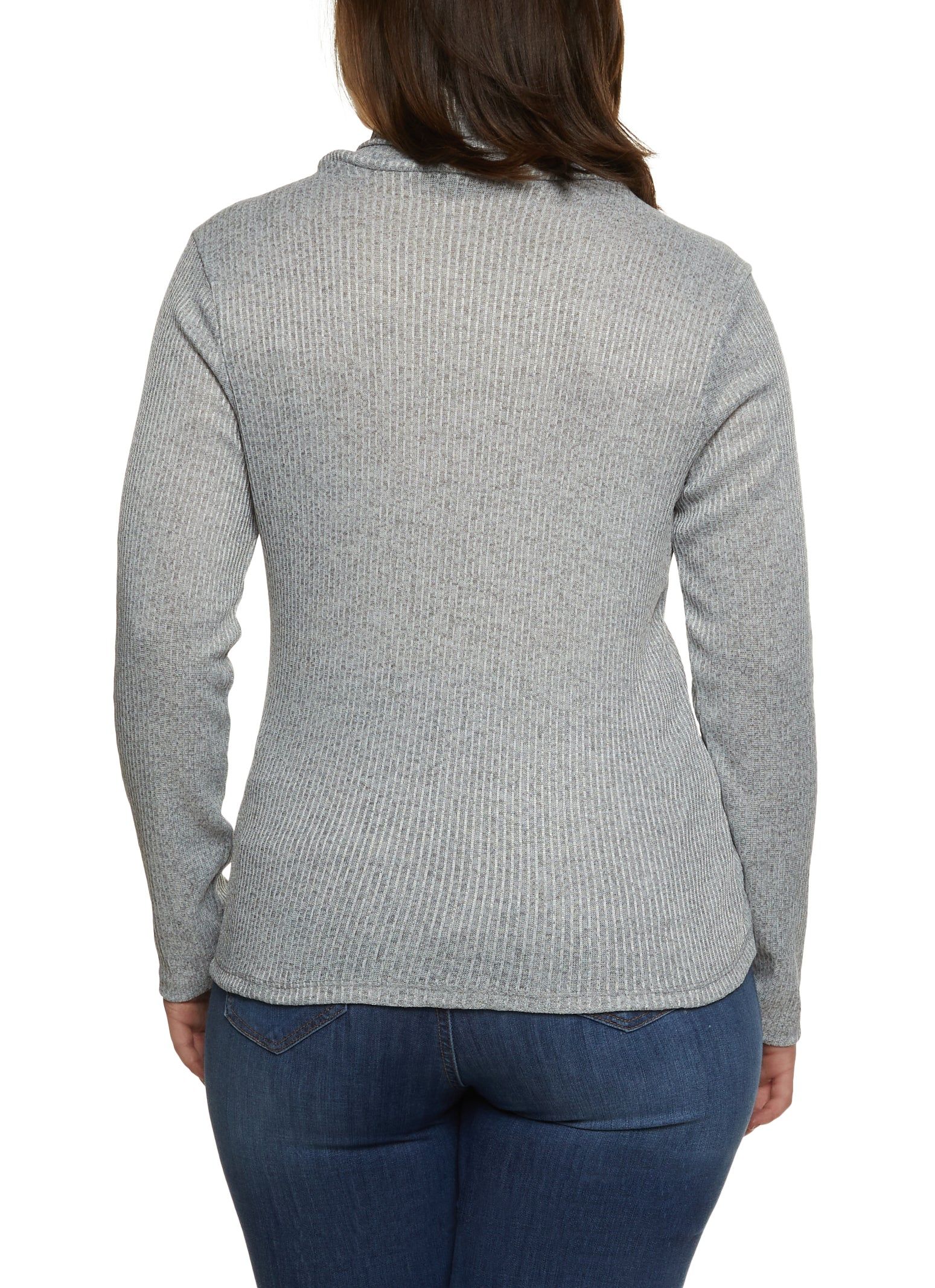 Plus Size Ribbed Turtleneck Top sold by Rainbow product image thumbnail 2