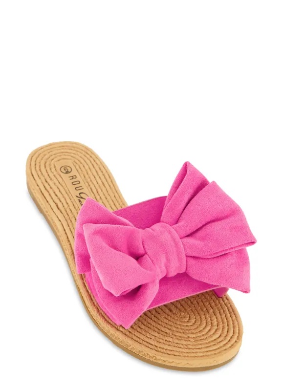 Bow Band Flat Sandals sold by Rainbow