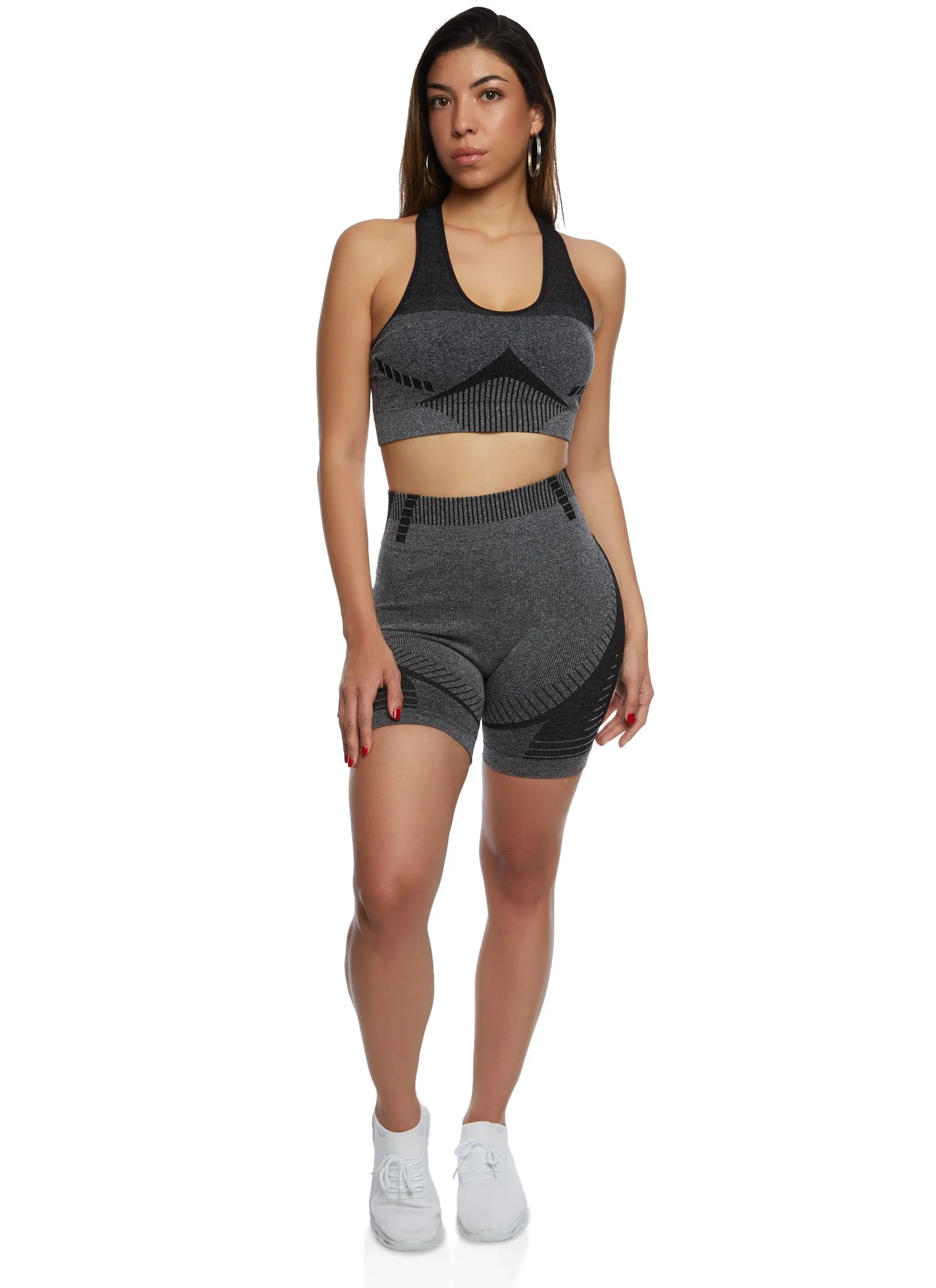 Seamless Racerback Cropped Tank Top sold by Rainbow product image thumbnail 2
