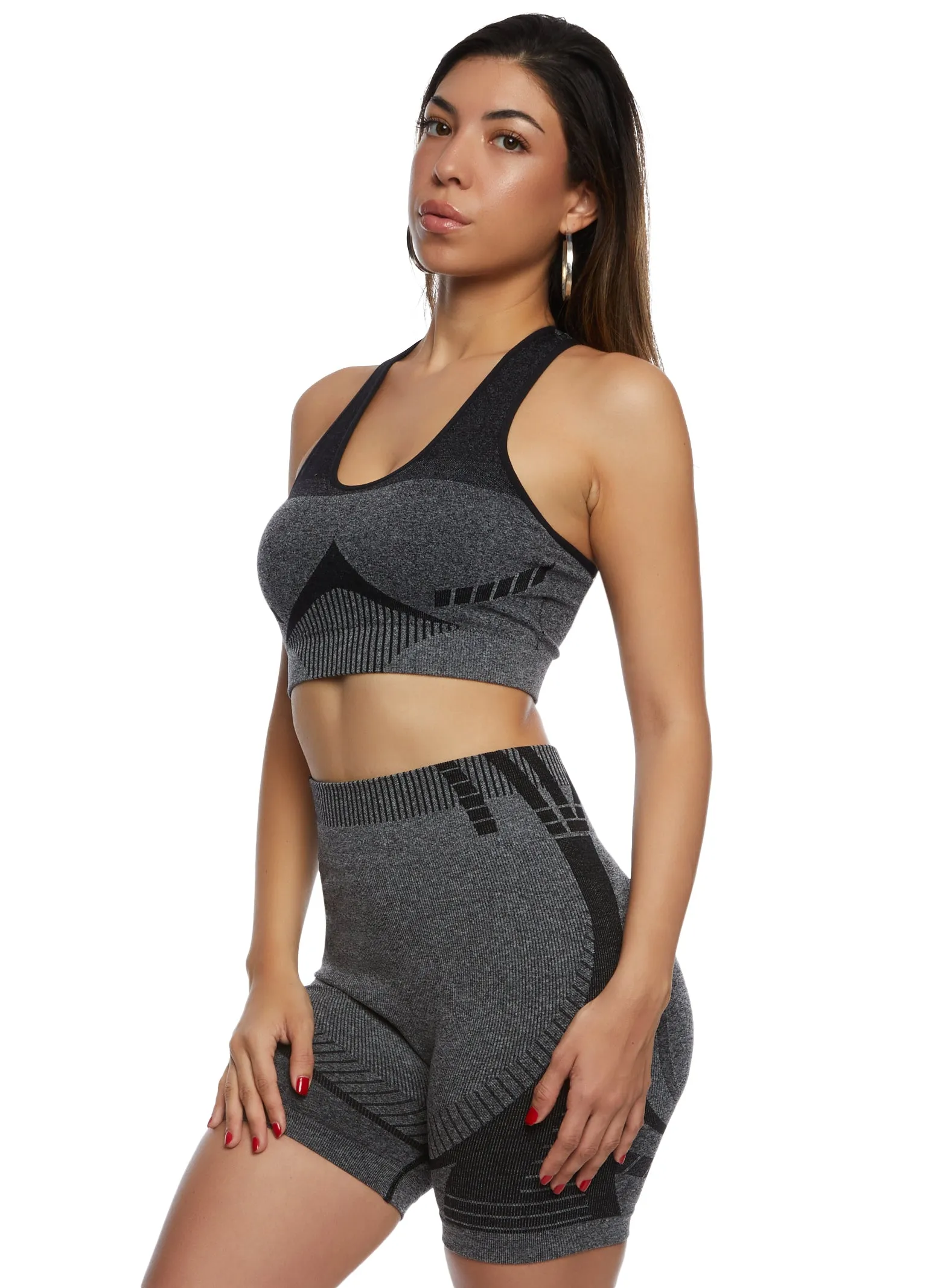 Seamless Racerback Cropped Tank Top sold by Rainbow
