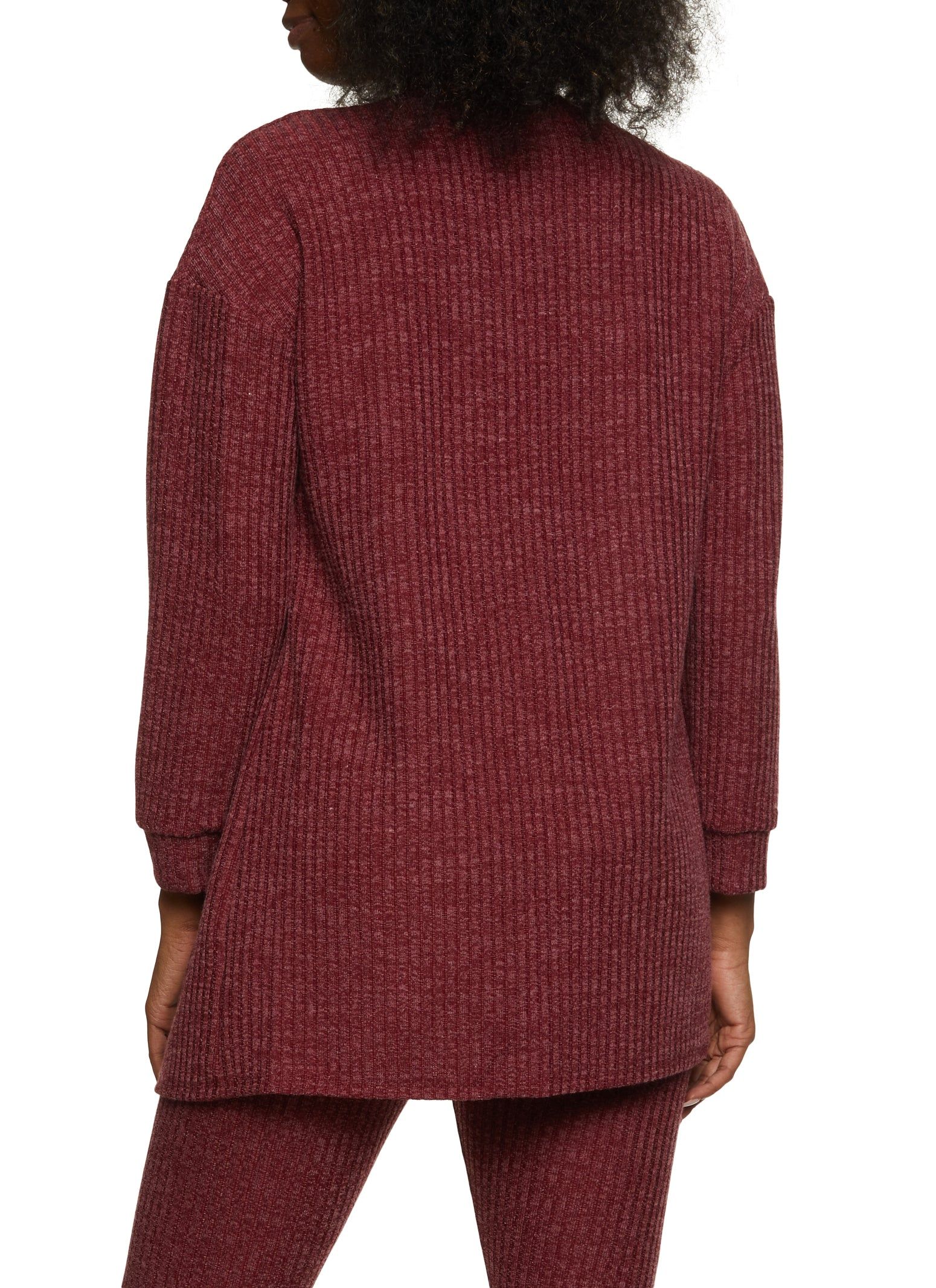 Basic Ribbed Knit Cardigan sold by Rainbow product image thumbnail 3