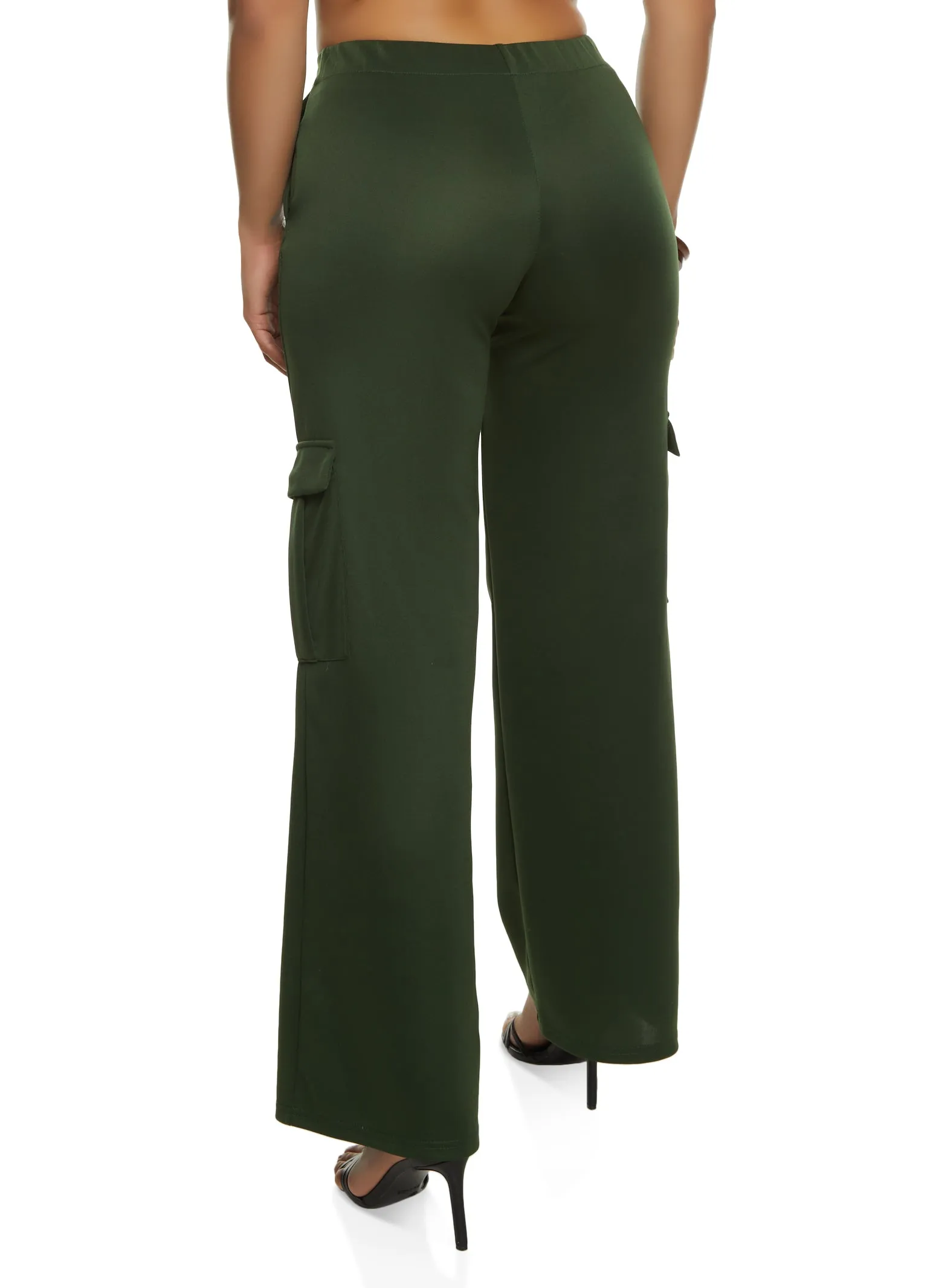 Daisy Contour Stretch Wide Leg Cargo Pants sold by Rainbow product image thumbnail 2