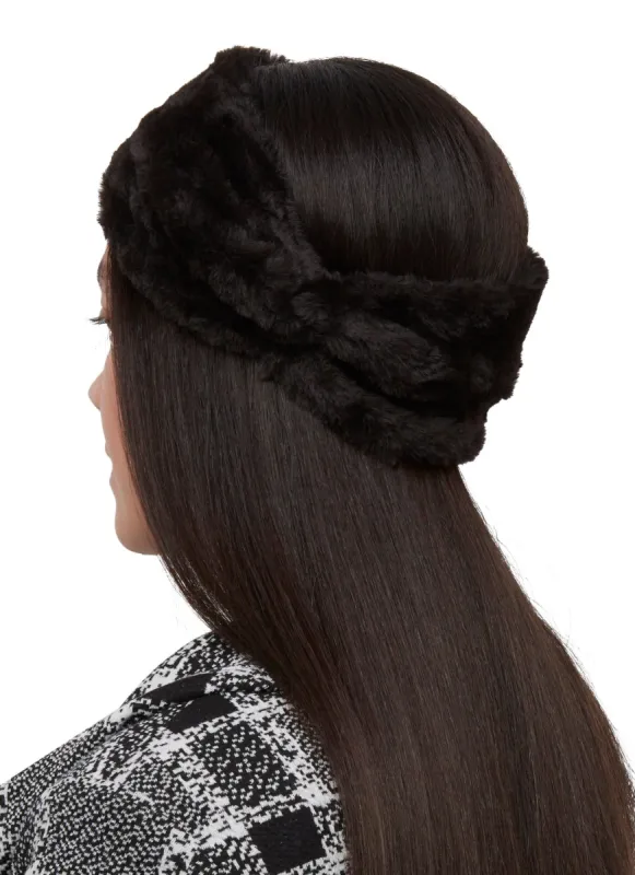 Faux Fur Head Wrap sold by Rainbow