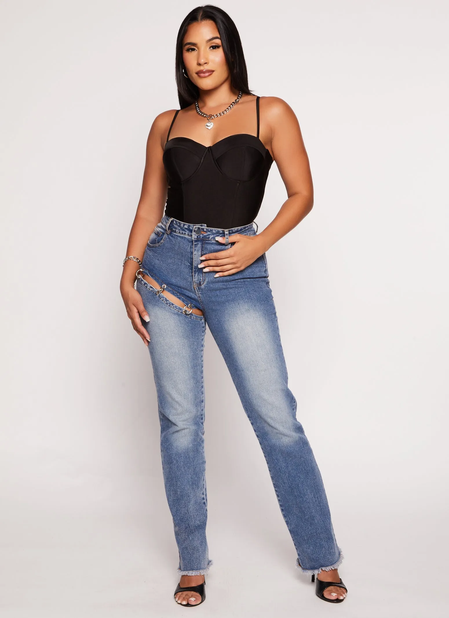 Haute Monde Sweetheart Cami Bodysuit sold by Rainbow product image thumbnail 2