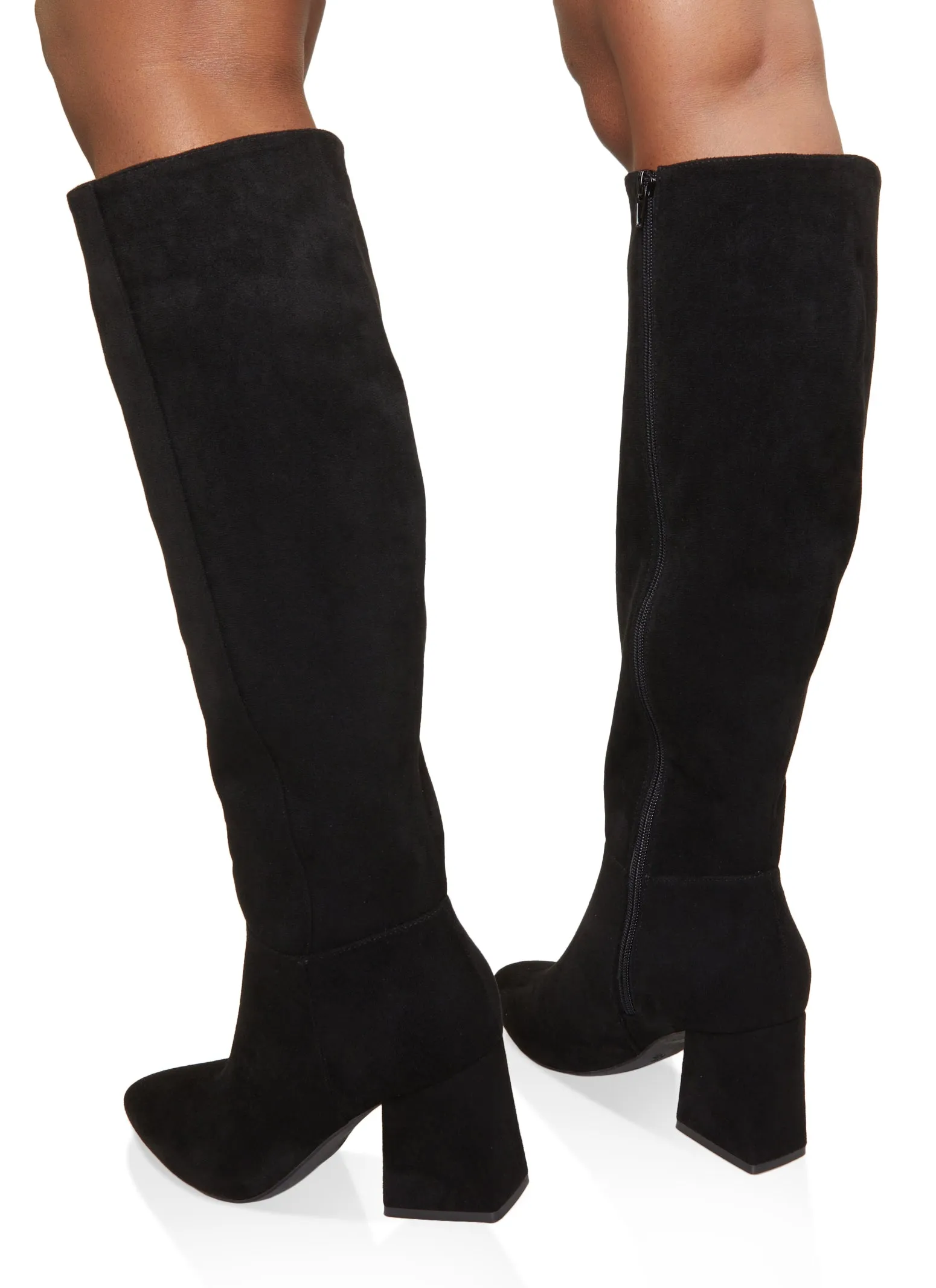Pointed Toe Mid Heel Tall Boots sold by Rainbow product image thumbnail 3