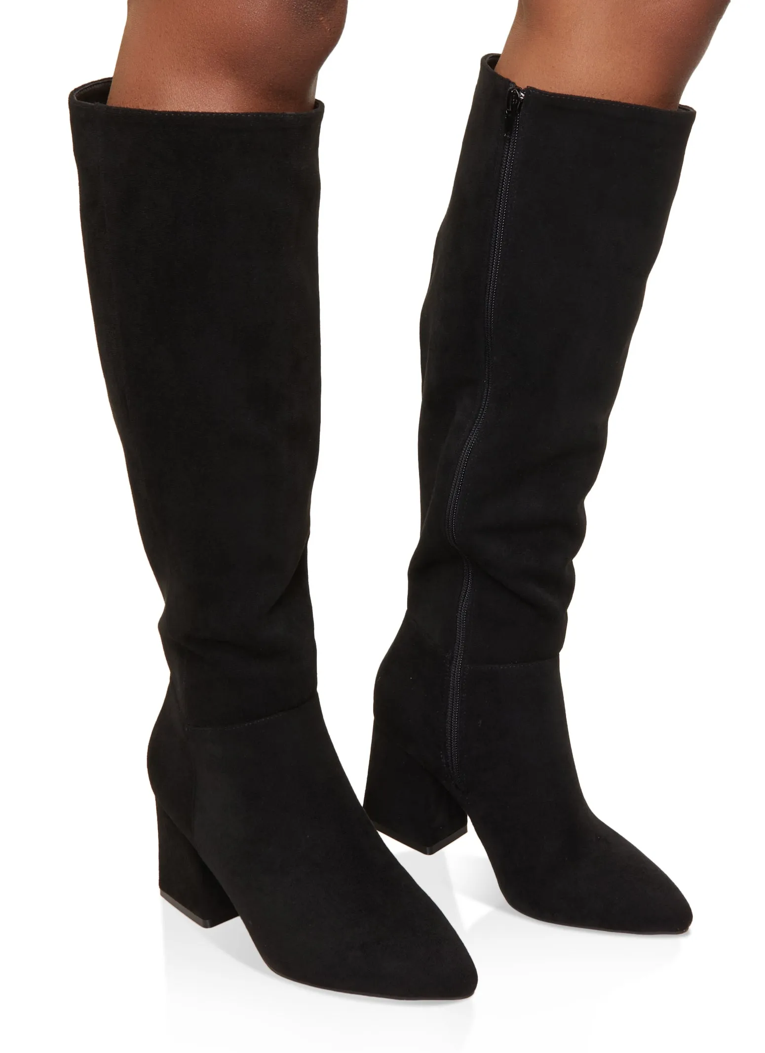 Pointed Toe Mid Heel Tall Boots sold by Rainbow product image thumbnail 2