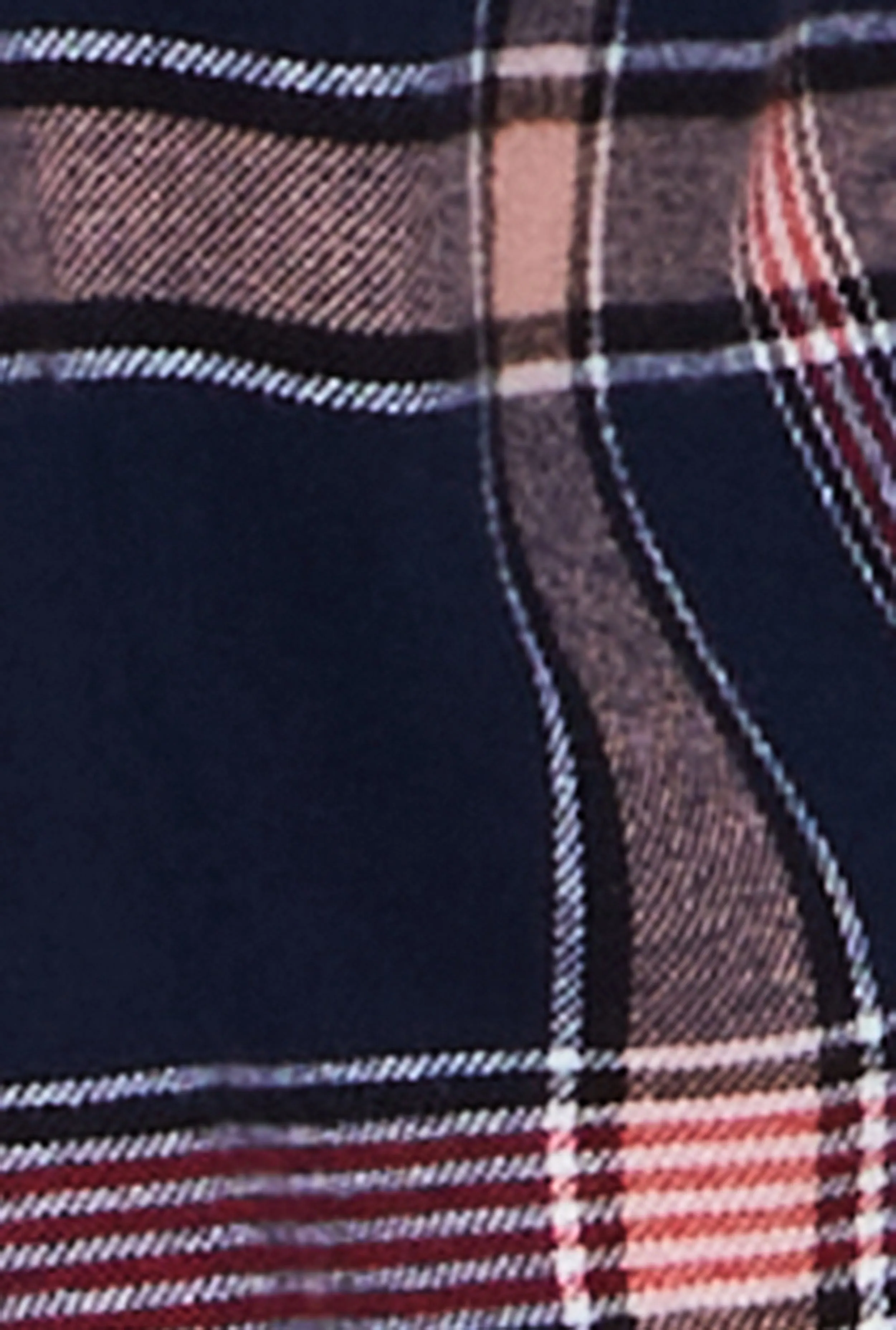 Plaid Button Front Hooded Shirt sold by Rainbow product image thumbnail 4