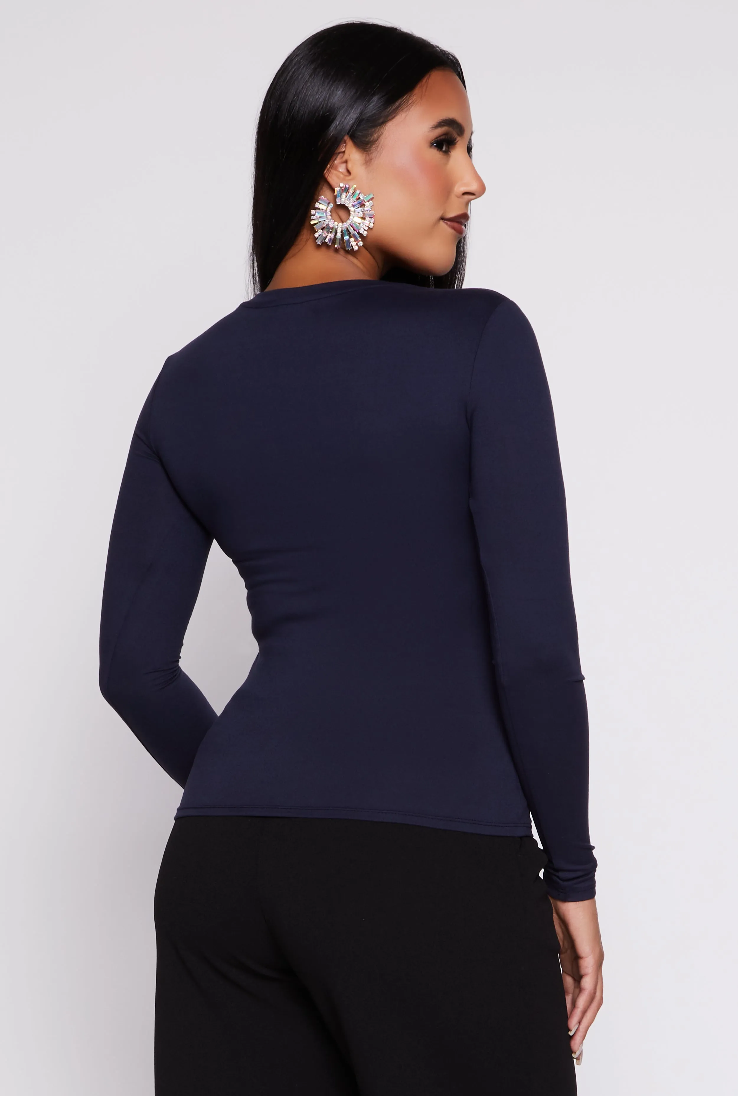 Basic Long Sleeve T Shirt sold by Rainbow product image thumbnail 3