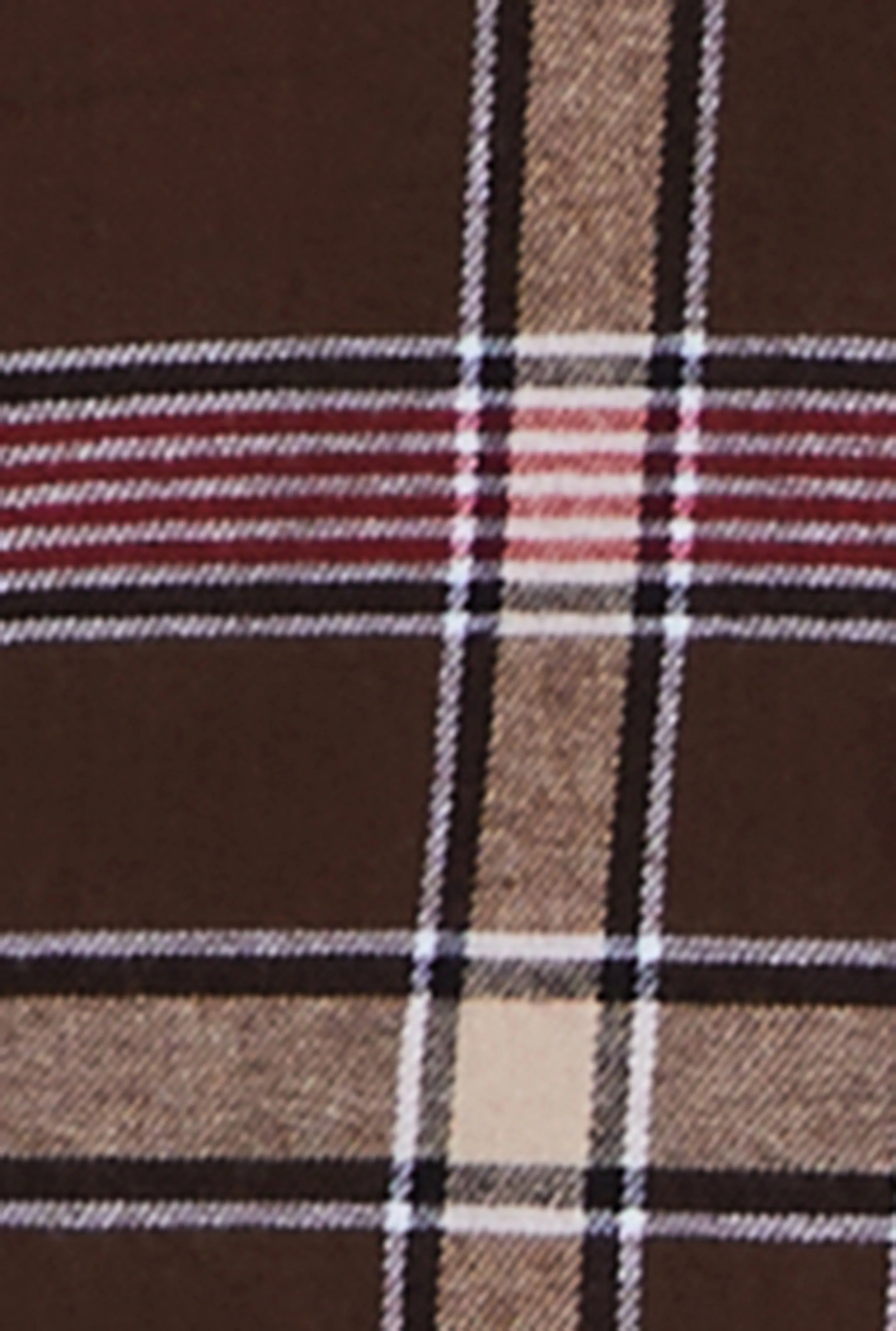 Plaid Button Front Hooded Shirt sold by Rainbow product image thumbnail 4