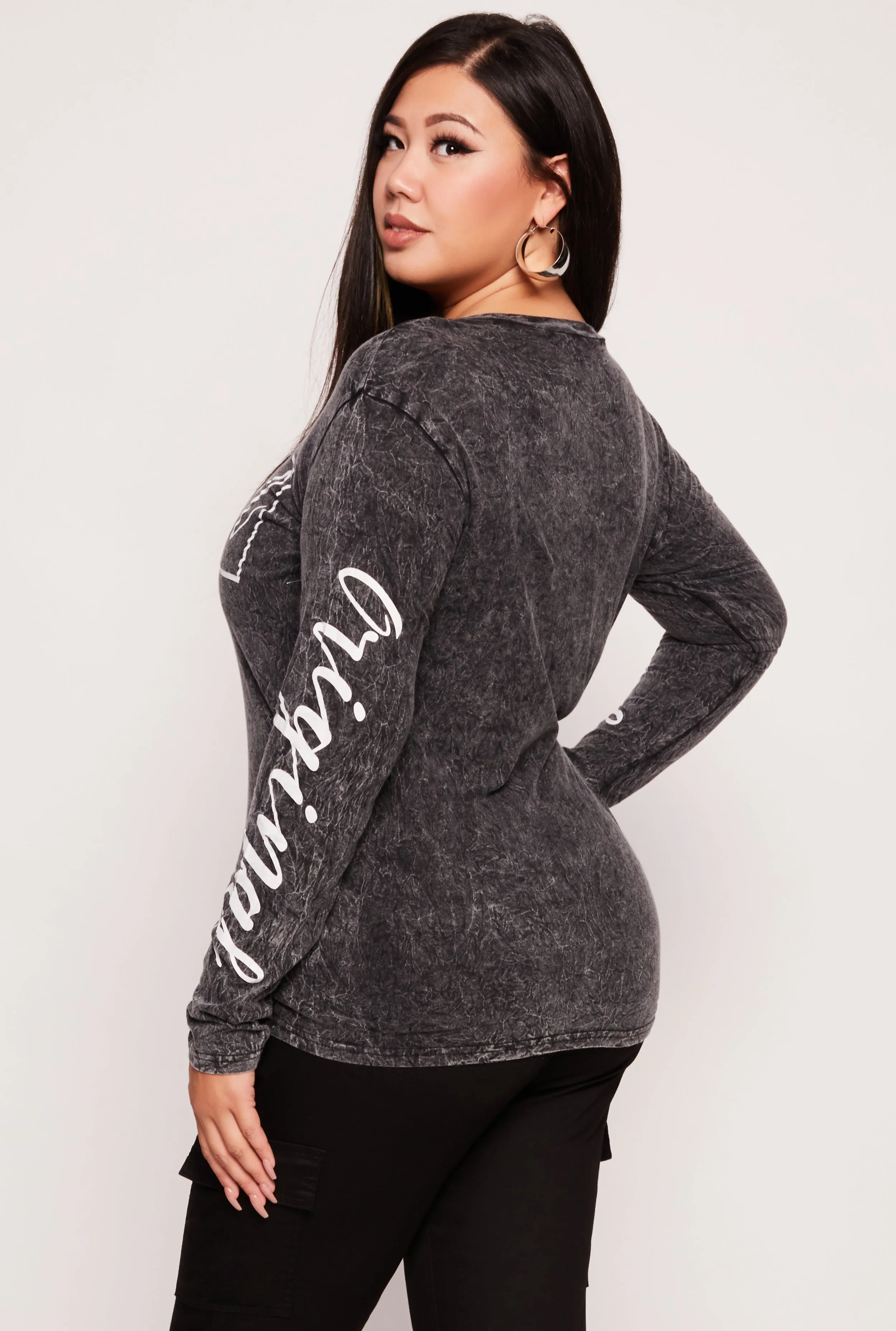 Plus Size Im Not Perfect But Im Original Long Sleeve Top sold by Rainbow product image thumbnail 3