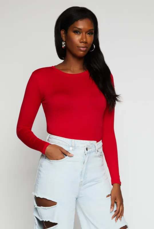 Basic Long Sleeve T Shirt sold by Rainbow