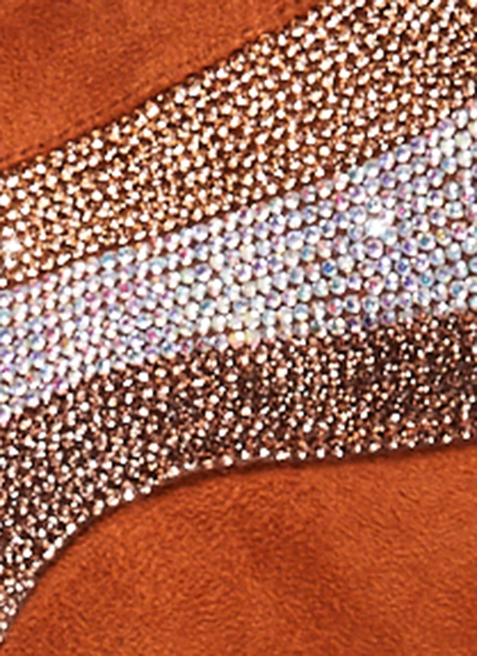 Rhinestone Swirl Block Heel Booties sold by Rainbow product image thumbnail 4