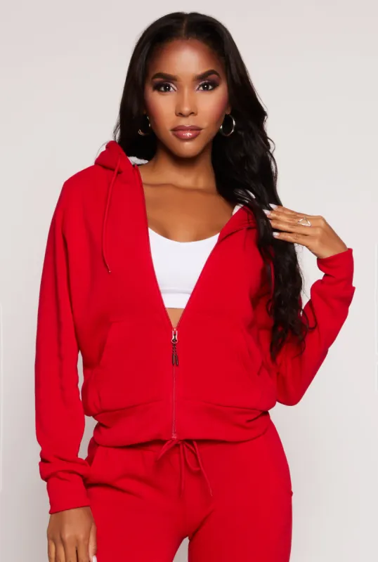 Zip Up Fleece Hoodie sold by Rainbow