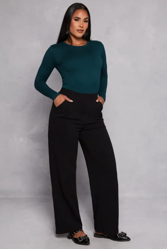 Crepe Knit Pull On Dress Pants sold by Rainbow
