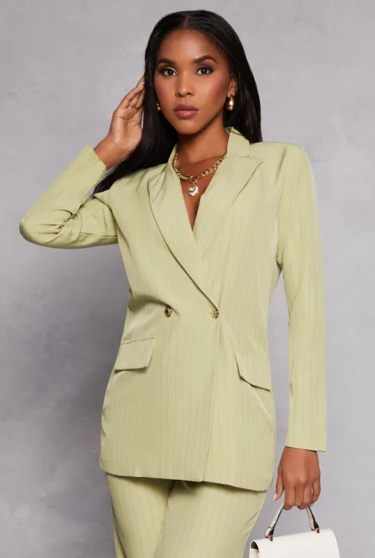 Striped Two Button Blazer sold by Rainbow