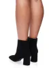 Side Zip Mid Block Heel Booties sold by Rainbow