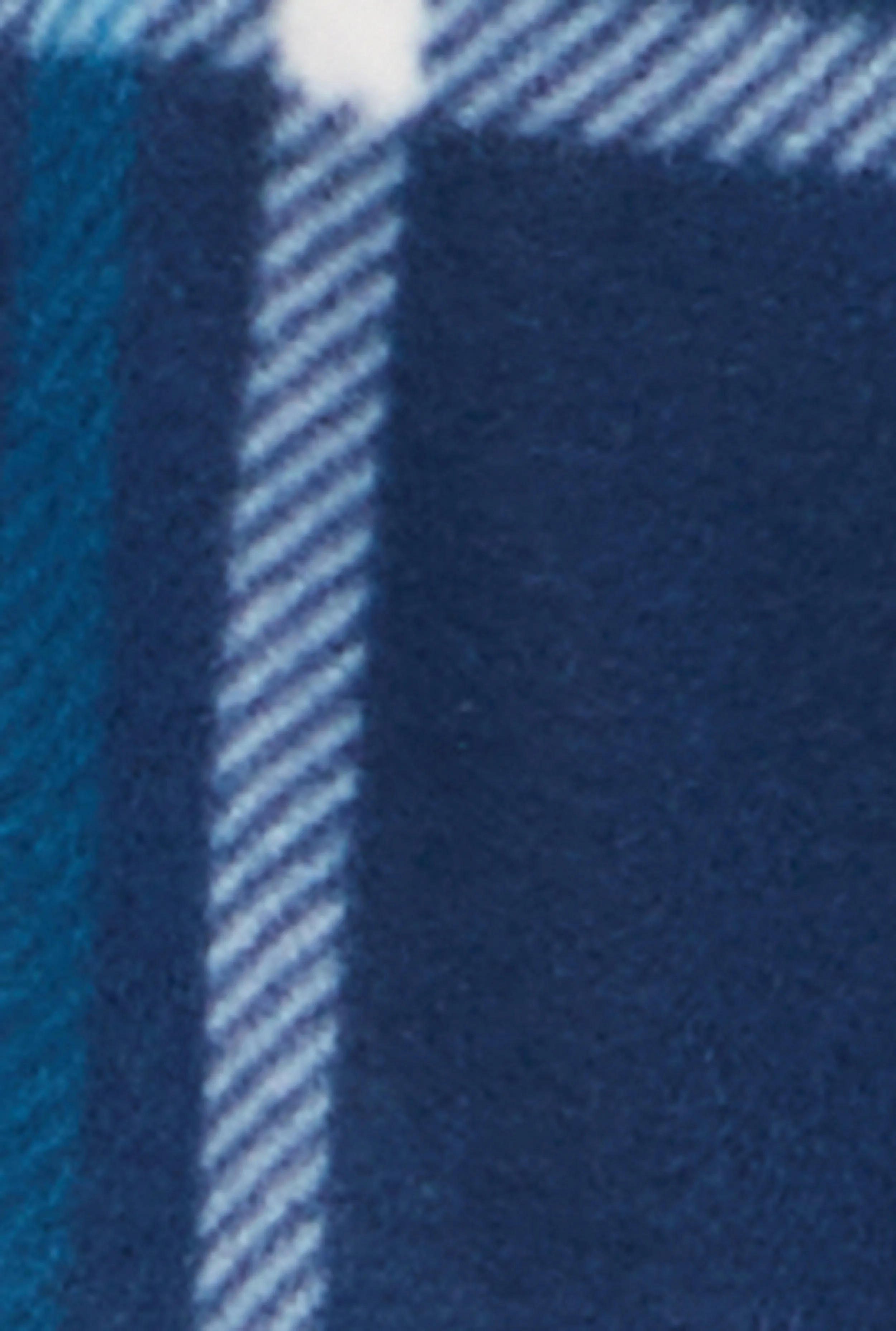 Plus Size Plaid Sherpa Lined Button Front Shacket sold by Rainbow product image thumbnail 4