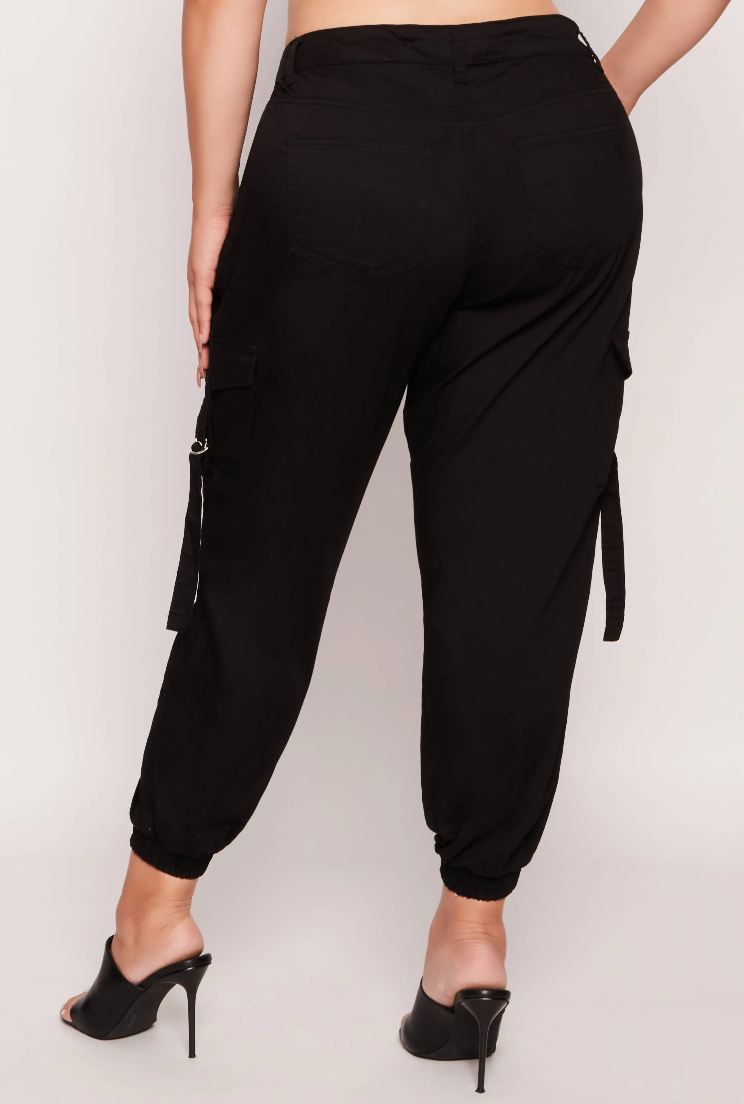 Plus Size VIP Tabbed Cargo Pocket Joggers sold by Rainbow product image thumbnail 3