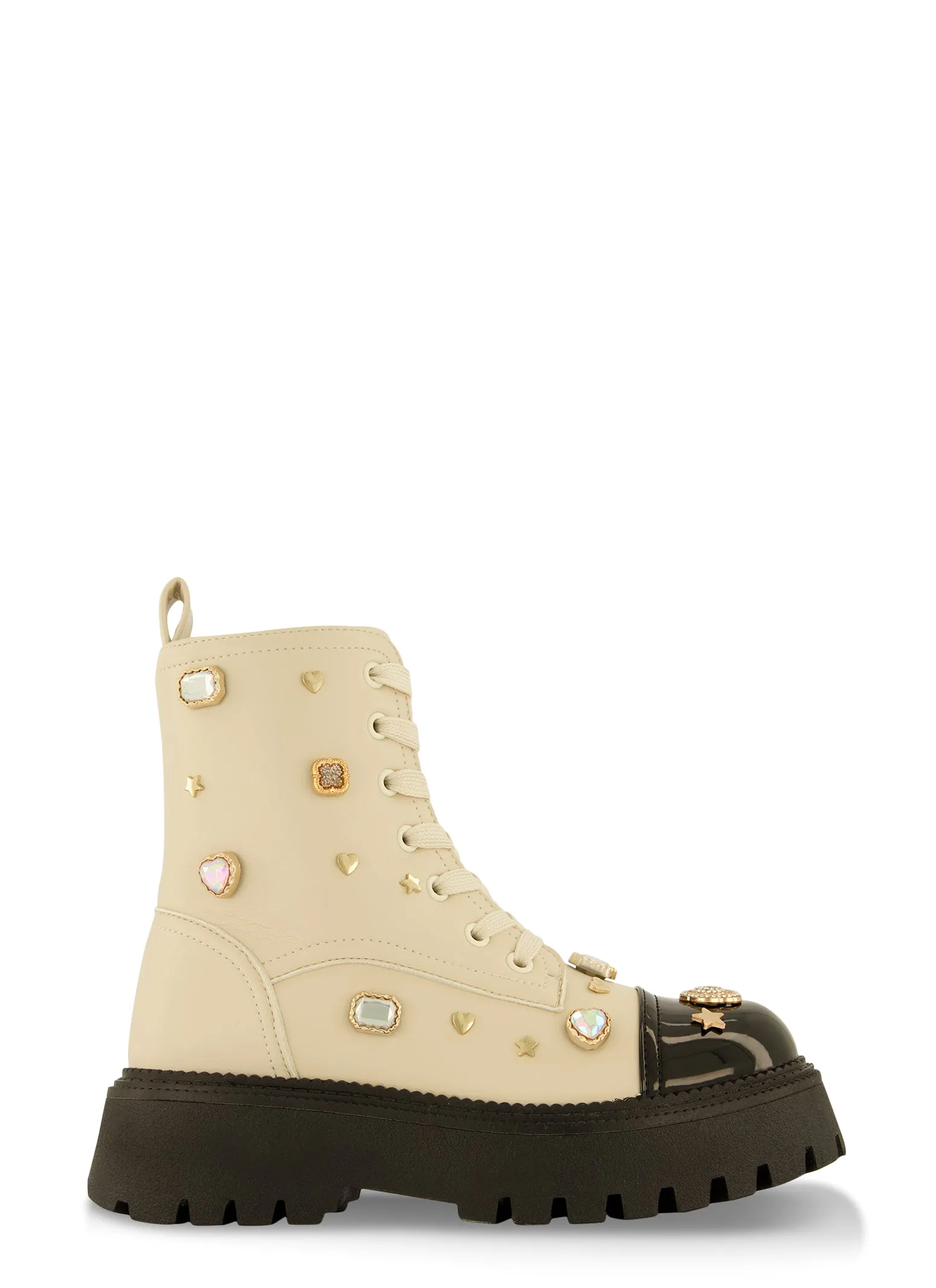 Studded Charm Combat Boots sold by Rainbow product image thumbnail 2