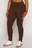 Plus Size Solid High Waist Cell Phone Pocket Leggings sold by Rainbow