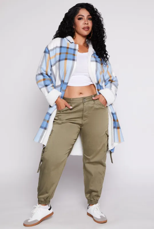 Plus Size VIP Tabbed Cargo Pocket Joggers sold by Rainbow