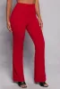 Crepe Knit High Waisted Flare Pants sold by Rainbow