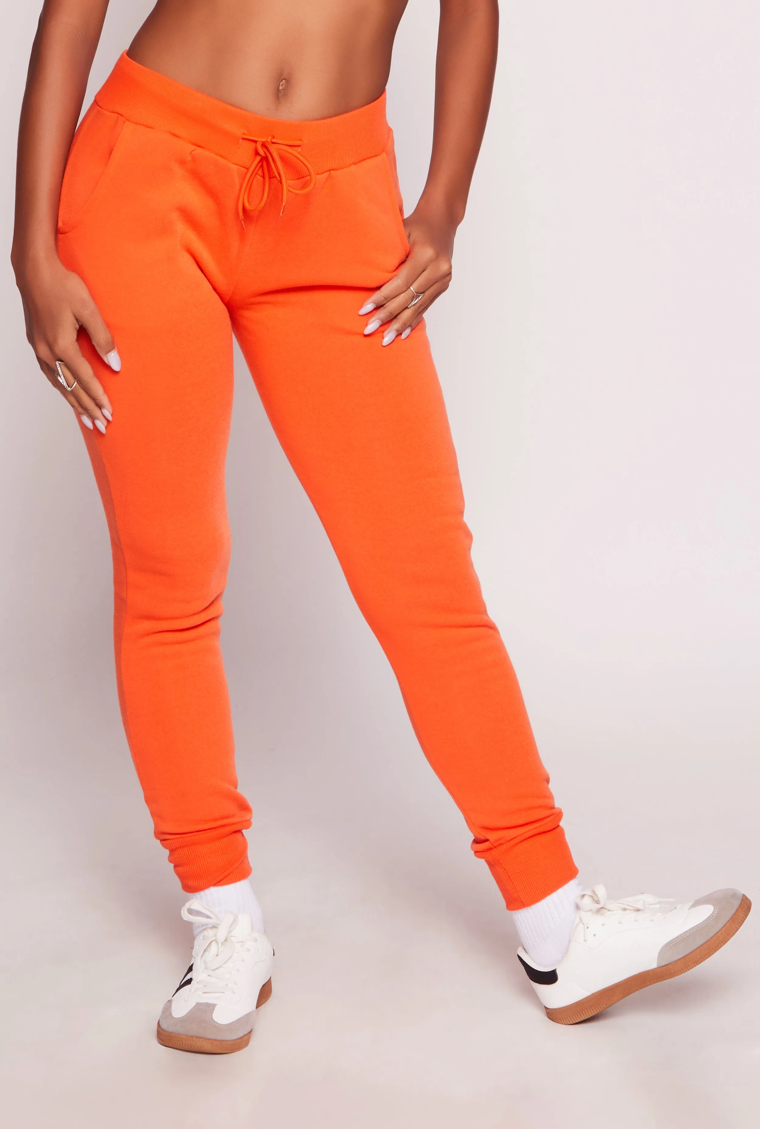 Drawstring Waist Fleece Joggers sold by Rainbow product image thumbnail 2