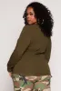 Plus Size Long Sleeve Crew Neck Tee sold by Rainbow