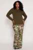 Plus Size Long Sleeve Crew Neck Tee sold by Rainbow