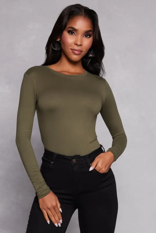 Basic Long Sleeve T Shirt sold by Rainbow