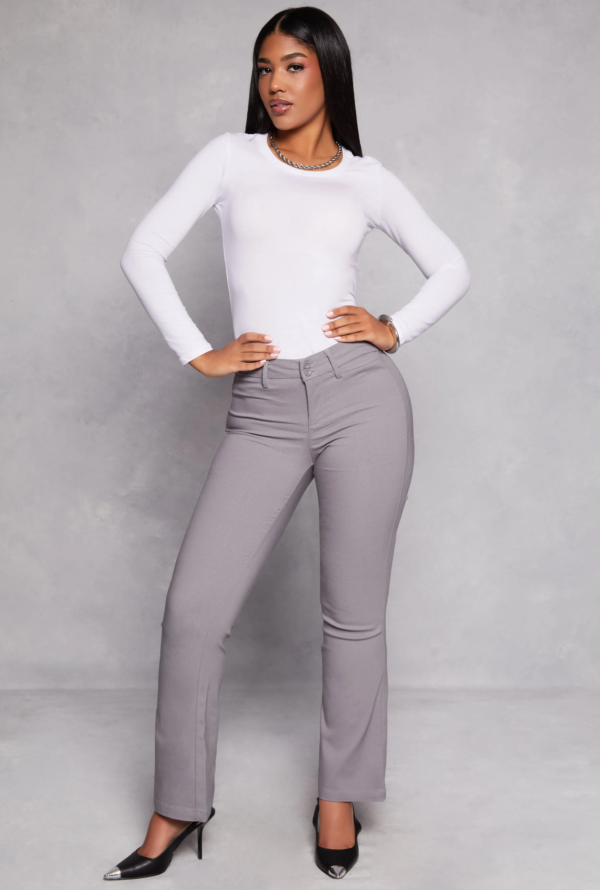 Stretch Boot Cut Dress Pants sold by Rainbow