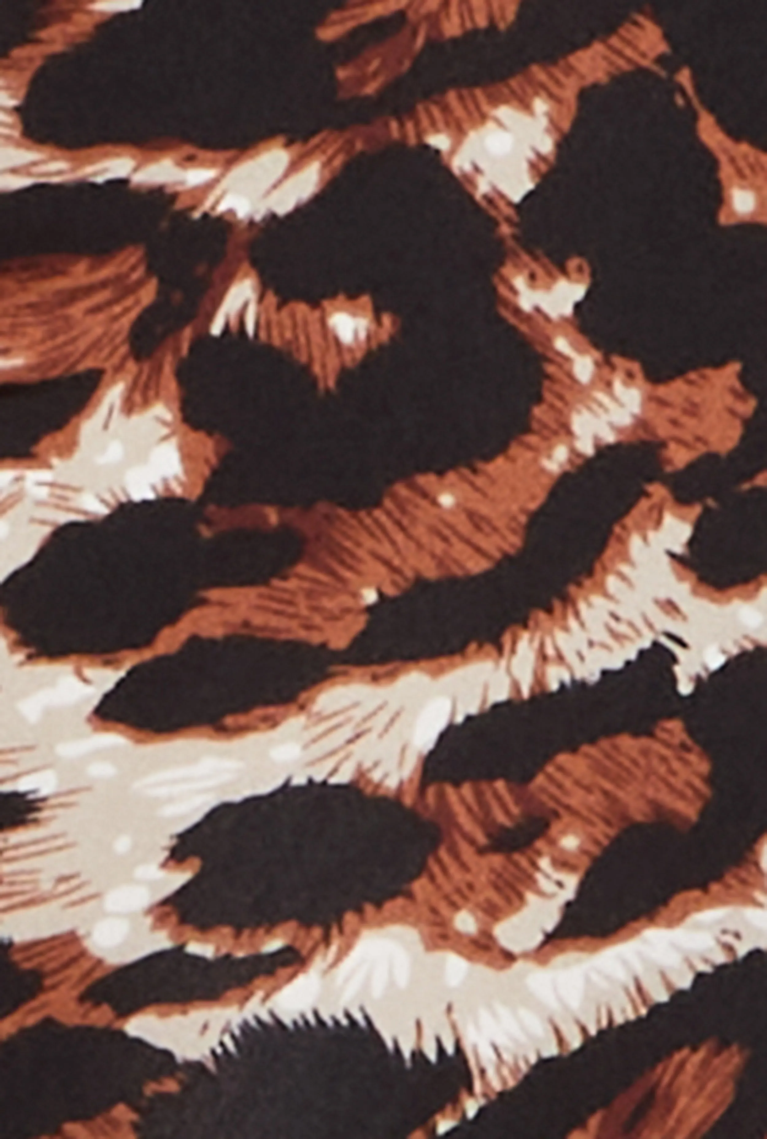 Animal Print Twist Front Tiered Sleeve Blouse sold by Rainbow product image thumbnail 4