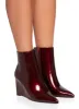 Pointed Toe Wedge Booties sold by Rainbow