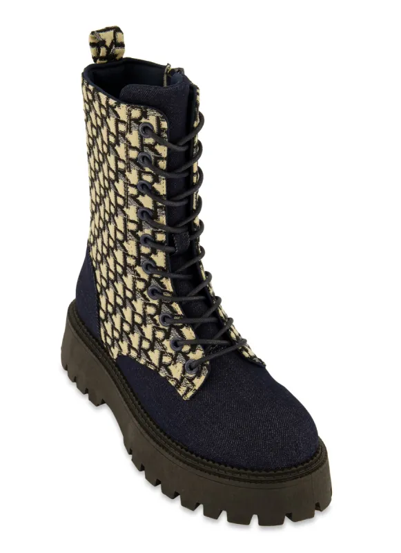Low Platform Combat Boots sold by Rainbow