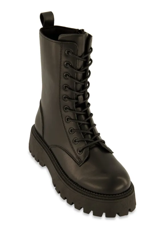 Low Platform Combat Boots sold by Rainbow
